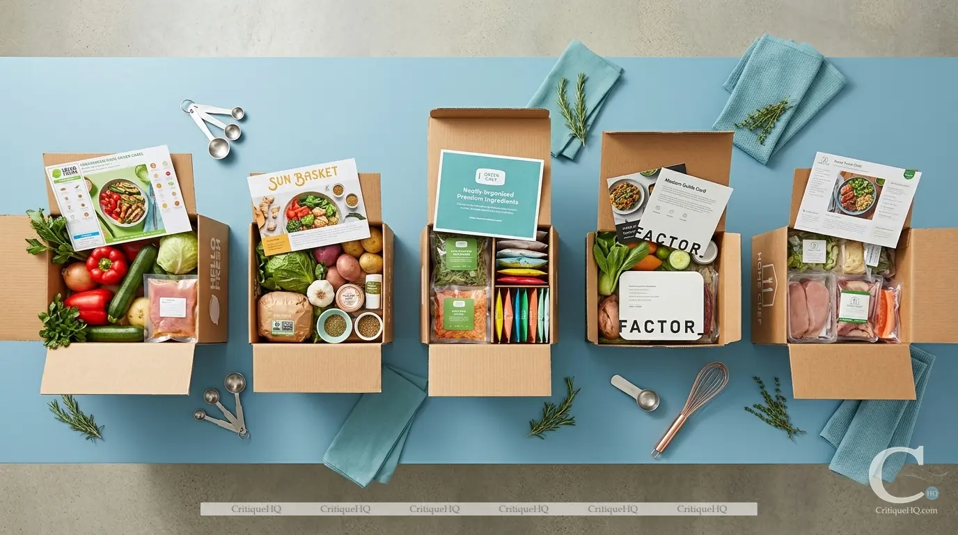Best meal kit delivery - five services compared open boxes ingredients kitchen