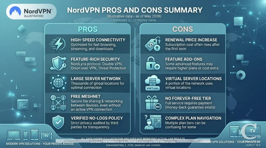 NordVPN review - pros and cons summary