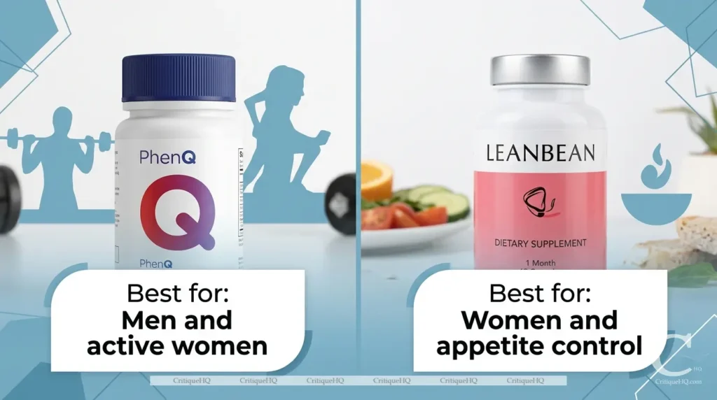 PhenQ vs Leanbean - Final verdict which weight loss supplement wins